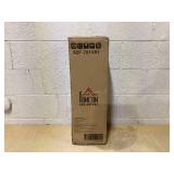 HOMCOM Oscillating Ceramic Tower Indoor Space Heater for Home, Adjustable Thermostat, 24H Timer & Remote Control, Tip-Over and Overheating Safety Protection, 25 Inches, 1500W/1000W