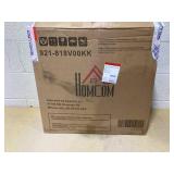 HOMCOM Mesh Office Chair, Ergonomic Desk Chair with Flip-up Armrest, Rotatable Headrest, Adjustable Lumbar Support, Khaki