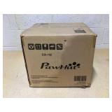 PawHut 20" Natural Braided Banana Leaf Elevated Cat Bed Basket with Cushion - Brown