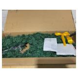 Costway 5-ft Pre-lit Slim Artificial Christmas Tree with White LED Lights (Ornaments Not Included)