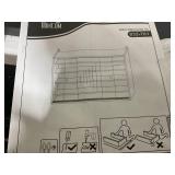 HOMCOM 5-Tier Wall Shelf Display Cabinet with Glass Doors and 4 Adjustable Shelves