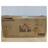 HOMCOM 64" Kitchen Pantry, Tall Storage Cabinet with 4 Rattan Doors, 4 Tier Shelves and Adjustable Shelf, Natural 31.5" W x 13" D x 64" H