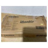 kleankin Bathroom Under Sink Cabinet Vanity Unit with Adjustable Shelf Space Saver, White