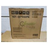 Vinsetto Vanity Office Chair, PU Leather Computer Chair for Home, with Adjustable Height, Armless, Swivel Wheels, Pink