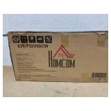 HOMCOM 32" Linen Upholstered Bedroom Bench, French End of Bed Bench with Thick Padded Cushion and Wooden Legs, Cream White