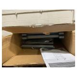 HOMCOM Mobile Kitchen Cart, Rolling Kitchen Island with Storage, Solid Wood Frame Utility Cart with Wire Fruit Baskets, Trays and Drawer, Gray (Missing Part: #8 In Manual)