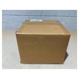 LOT OF 4 Fluted Glass Storage Canister with Wood Lid - Hearth & Hand with Magnolia