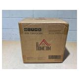 HOMCOM Coffee Table Set, Nest of Coffee Tables with Steel Wired Basket Body and Removable Top for Living Room, Black