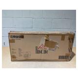 HOMCOM Rolling Kitchen Cart, Kitchen Island with Wood Top, Shelves & Drawers for Dining Area, Black