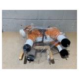 Qaba Kids Plush Toy Rocking Horse, Wooden Ride-on Chair, Plush Animal Rocker with Realistic Sounds and Moving Tail for Toddlers, Brown