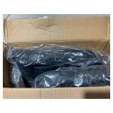 Vinsetto 7-Point Vibrating Massage Office Chair High Back Executive Recliner with Lumbar Support, Footrest, Reclining Back, Adjustable Height, Black (Missing Hardware)