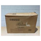 Qaba Kids Plush Toy Rocking Horse, Wooden Ride-on Chair, Plush Animal Rocker with Realistic Sounds and Moving Tail for Toddlers, Brown