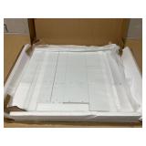 HOMCOM Bathroom Floor Organizer Free Standing Space Saving Narrow Storage Cabinet Bath Toilet Paper Holder with Drawers White