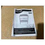 PawHut 3-Tier Wooden Hamster Cage Mice and Rat Cage Small Animals Hutch with Openable Top, Front Door, Storage Shelf, Gray  23.5"×15.75"×31.5"