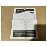 Outsunny 4-Piece 175lb Cantilever Patio Umbrella Base Weights for Offset Hanging Umbrella, HDPE Water or Sand Filled Umbrella Weights for Cross Base Stand, Black 40" L x 40" W x 3.5" H