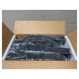 Outsunny 4-Piece 175lb Cantilever Patio Umbrella Base Weights for Offset Hanging Umbrella, HDPE Water or Sand Filled Umbrella Weights for Cross Base Stand, Black 40" L x 40" W x 3.5" H