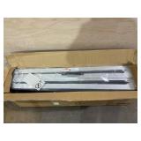 HOMCOM Wheelchair Ramp, 8FT Foldable Threshold Ramp, Aluminum Handicap Ramp with Non-Slip Surface, Transition Plates Above and Below for Home, Doorways, Steps, 600lbs Capacity