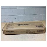 HOMCOM 3-Piece Industrial Dining Table Set for 2, Kitchen Table and Chairs, Dining Room Sets for Small Spaces, Rustic Brown