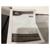 HOMCOM Sideboard Buffet Cabinet, Coffee Bar Cabinet with 2 Doors and Adjustable Shelves, Console Table for Kitchen Entryway Living Room, Black