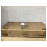 HOMCOM Sideboard Buffet Cabinet, Coffee Bar Cabinet with 2 Doors and Adjustable Shelves, Console Table for Kitchen Entryway Living Room, Black