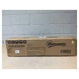 Outsunny 2 Person Folding Camping Cot for Adults, 50" Extra Wide Outdoor Portable Sleeping Cot with Carry Bag, Elevated Camping Bed, Beach Hiking, Green