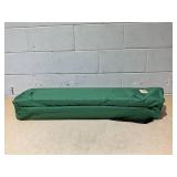 Outsunny 2 Person Folding Camping Cot for Adults, 50" Extra Wide Outdoor Portable Sleeping Cot with Carry Bag, Elevated Camping Bed, Beach Hiking, Green