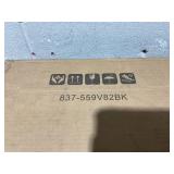 HOMCOM Shoe Storage Bench with Padded Seat Cushion and Flip-Drawer, Entryway Bench, Shoe Cabinet, 40.9x10.2x18.7 Inches, Black