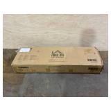 HOMCOM TV Cabinet Stand for TVs up to 58", Entertainment Center with Adjustable Shelves, 4 Glass Doors and 4 Cable Holes for Living Room, White 51.25" W x 13.75" D x 23.5" H