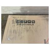 HOMCOM 5 Piece Dining Table Set for 4, Space Saving Table and 4 Chairs