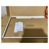 ERGOMASTER Wooden Saddle Bar Stools Set of 4, 24-Inch Counter Height Backless Rustic Barstools for Kitchen Island, Dining Room, Pub