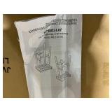 ERGOMASTER Wooden Saddle Bar Stools Set of 4, 24-Inch Counter Height Backless Rustic Barstools for Kitchen Island, Dining Room, Pub