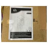 HOMCOM 2-Tier Side Table with Drawer Shelf, End Table for Living Room Hallway, Black