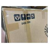 Outsunny Wood Adirondack Patio Chair Bench with Center Coffee Table, Perfect for Lounging and Relaxing Outdoors Carbonized