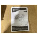 Outsunny Wood Adirondack Patio Chair Bench with Center Coffee Table, Perfect for Lounging and Relaxing Outdoors Carbonized