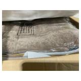 HOMCOM Home Office Chair, Big and Tall Fabric Computer Desk Chair, Swivel Task Chair with Adjustable Height, Coffee