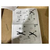 PawHut Parrot Stand Large Bird Perch Stand with Toy Hook & 3 Ladders, Parrot Perch, Bird Wooden Stand, Gray (Missing Hardware. Missing Parts: C,L1, & L2 In Manual)