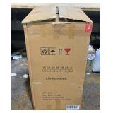 HOMCOM Set of 2 Rattan Barstools Wicker Counter Stools with Steel Legs and Footrest for Dining Room Kitchen Pub Black