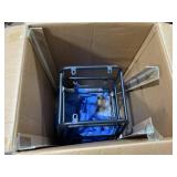 HOMCOM Set of 2 Rattan Barstools Wicker Counter Stools with Steel Legs and Footrest for Dining Room Kitchen Pub Black