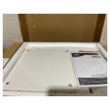 HOMCOM Mobile Storage Cabinet Organizer with Drawer and Cabinet, Printer Stand with Castors, White