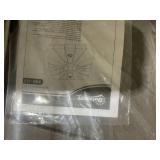 Outsunny Square Cantilever Patio Umbrella Base with 4 Wheels for Easy Moving, Heavy Duty Umbrella Stand Weight, 330 lb Capacity Sand or 286 lb Capacity Water, Coffee