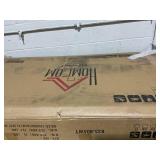 HOMCOM Farmhouse Coffee Table with Storage and Drawer, Rustic Coffee Table for Living Room, Open Shelf, White