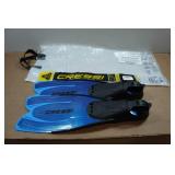Cressi Aqua Snorkel Fins - 7/8, 41/42