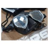 Cressi Adult Rondine Palau Fin Snorkel Set - Fin Size L/XL