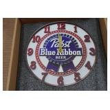 Pabst Beer Retro Style Bar Clock