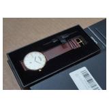 Arvo Awristacrat Watch with Leather Band 40mm