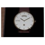 Arvo Awristacrat Watch with Leather Band 40mm