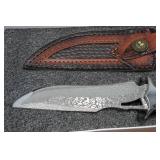 Custom Colorado Knife Works Damascus Blade Knife