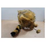 Tail and Ear Faux Fur Adult Hat