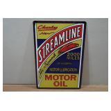 Novelty Metal Sign - Streamline Motor Oil