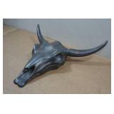 Resin Texas Longhorn Bull Skull Wall Décor